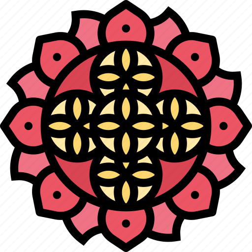 Flower, life, mandala, harmony, mystical icon - Download on Iconfinder