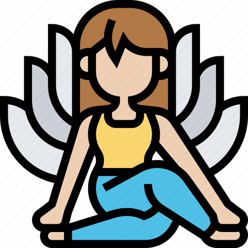 Yoga, practice, lifestyle, meditation, wellness icon - Download on Iconfinder