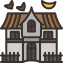 haunted, house, manor, horror, scary