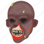 halloween character, horror face, mojo jojo, monster zombie, zombie teeth 