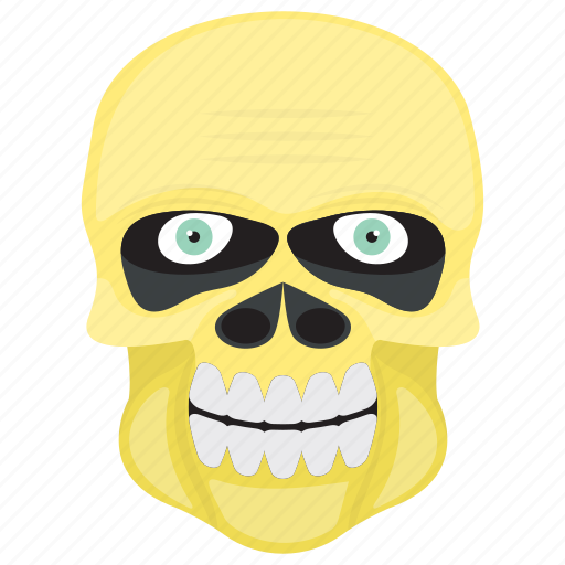 Creepy skull, death, ghost, halloween skull, skull icon - Download on Iconfinder