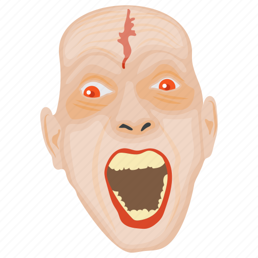 Creepy face, dreadful man, halloween character, scary face, terrible face icon - Download on Iconfinder