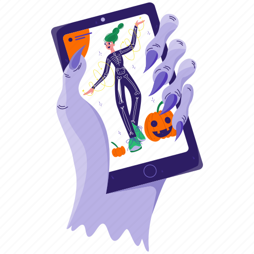 Deadly, fashion, halloween, horror, spooky, accessories illustration - Download on Iconfinder