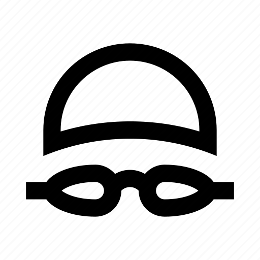 Cap, glasses, goggles, pool, swim, swimming icon - Download on Iconfinder