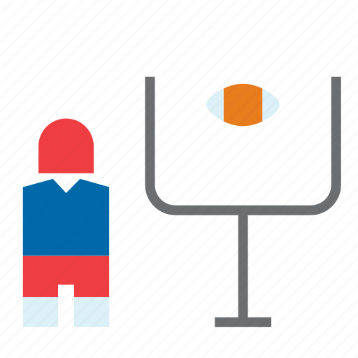 People, sport, american, football, goal, player, touchdown icon - Download on Iconfinder