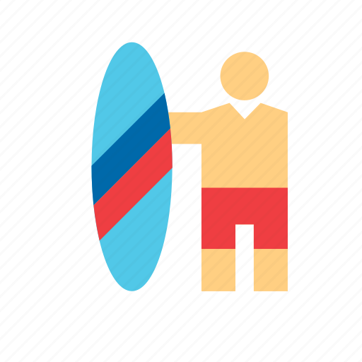 Man, people, sport, sports, surf, surfer, surfing icon - Download on Iconfinder