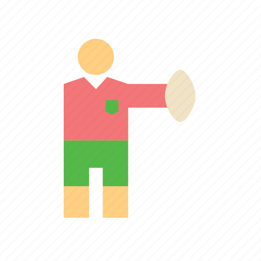 People, sport, sports, american, football, player, rugby icon - Download on Iconfinder