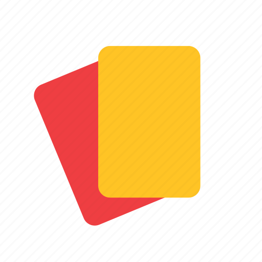 Sport, card, football, red, refree, soccer, yellow icon - Download on Iconfinder