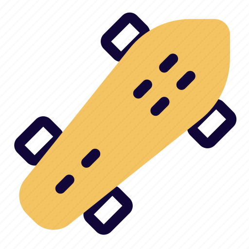Longboard, sport, game, skateboarding icon - Download on Iconfinder