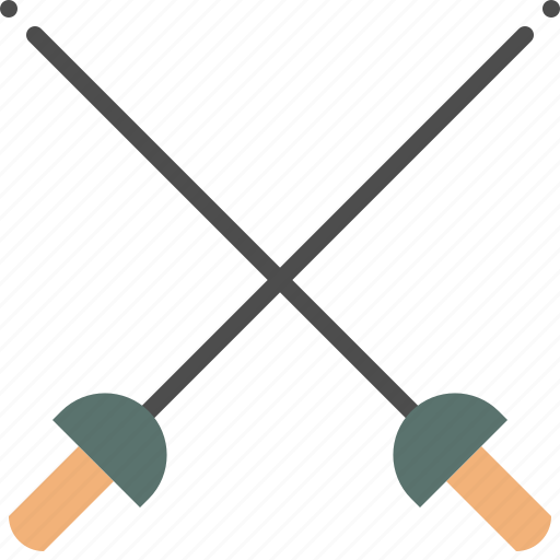 Sport, fencing, swords, play, game icon - Download on Iconfinder