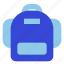 backpack, hiking, rucksack, school bag, school 