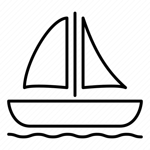 Boat, sail, sailing, ship icon - Download on Iconfinder