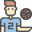 avatar, ball, man, sport, sports, volleyball
