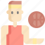 avatar, ball, basketball, man, sport, sports 