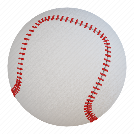 Baseball, ball, softball, game, sport, play 3D illustration - Download on Iconfinder