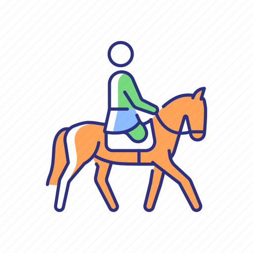Equestrian, horseback riding, horse racing, physical disability icon - Download on Iconfinder