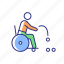 boccia, ball throwing, competitive game, physical disability 