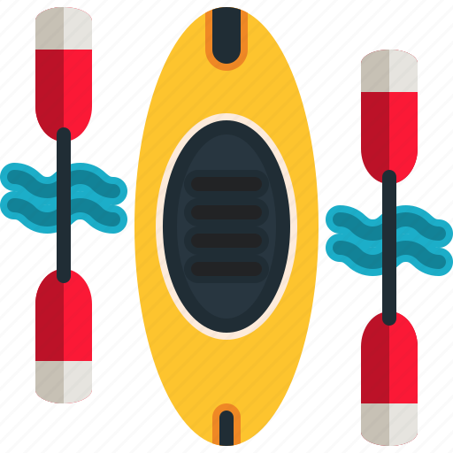 Kayak, paddle, sports, competition, canoe, boat icon - Download on Iconfinder