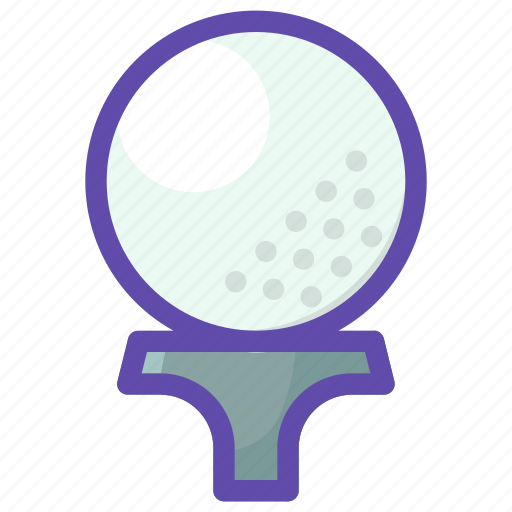 Ball, game, golf, grass, outdoor, sport icon - Download on Iconfinder