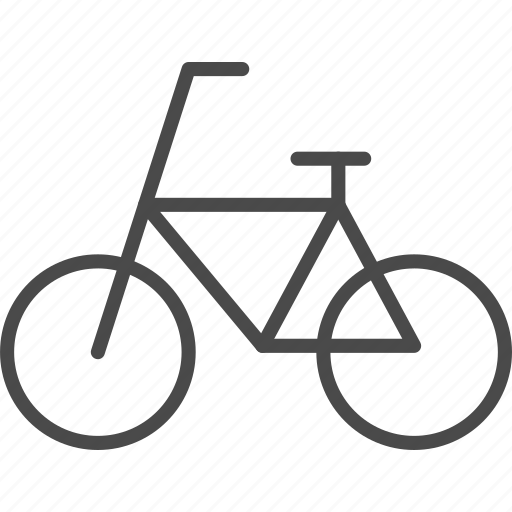 Bicycle, bike, cycling, line, outline, ride, sport icon - Download on Iconfinder