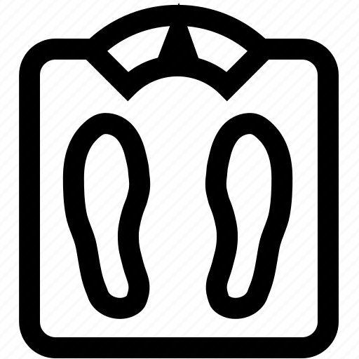 Weight, fitness, gym, diet, health, lines icon - Download on Iconfinder