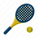 ball, racket, sport, tennis