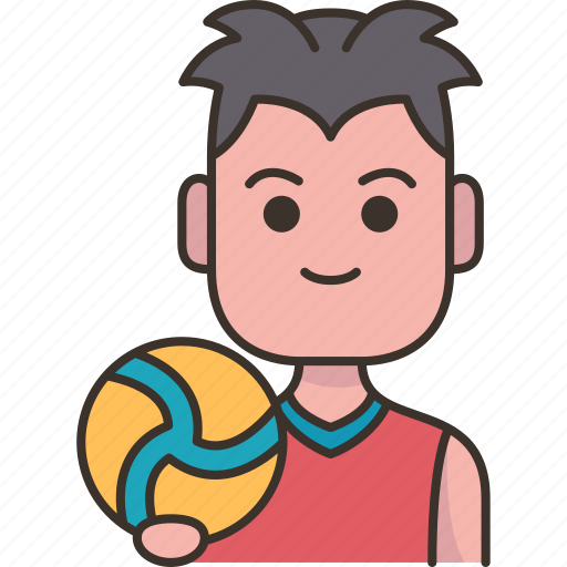 Volleyball, player, man, athlete, tournament icon - Download on Iconfinder
