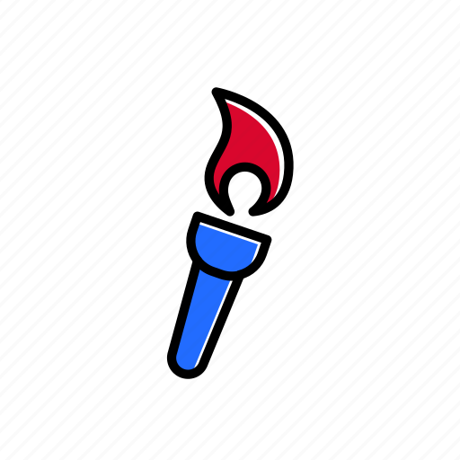 Championship, colored, olympic, olympic torch, sport, torch icon - Download on Iconfinder