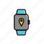 colored, direction, excercise, location, sport, watch 
