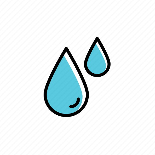 Colored, drop, excercise, sport, sweat, water icon - Download on Iconfinder