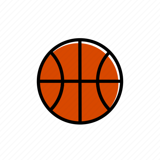 Ball, basketball, colored, excercise, sport icon - Download on Iconfinder