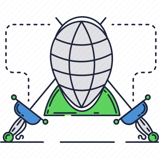 Fence, fencing, mask, sport icon - Download on Iconfinder