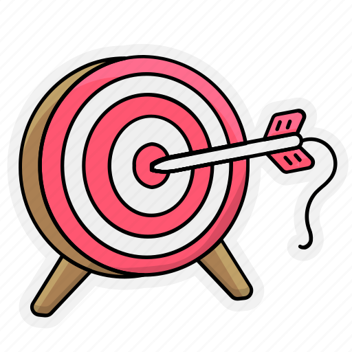 Archery, bullseye, arrow, target, archer, game, aim icon - Download on Iconfinder