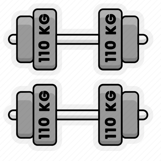 Gym, fitness, weight, health, training, equipment, dumbbell icon - Download on Iconfinder