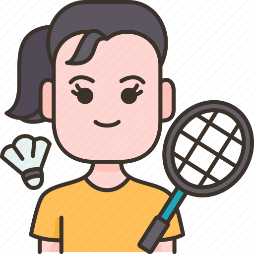 Badminton, player, activity, leisure, fitness icon - Download on Iconfinder