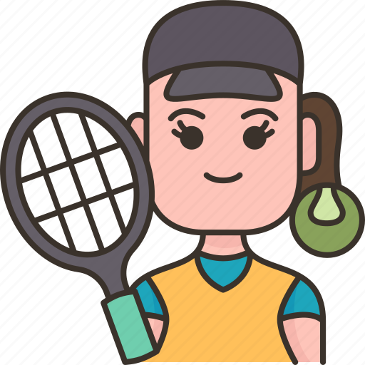 Tennis, player, female, athlete, sport icon - Download on Iconfinder