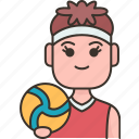 volleyball, player, sport, competition, game