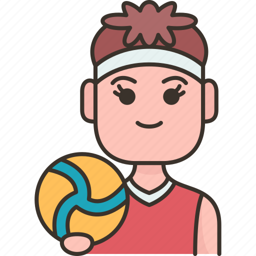 Volleyball, player, sport, competition, game icon - Download on Iconfinder
