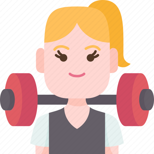 Weightlifting, barbell, exercising, training, gym icon - Download on Iconfinder