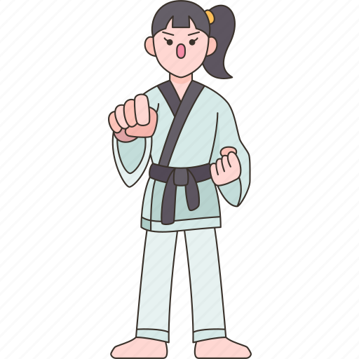 Taekwondo, martial, punch, fight, practice icon - Download on Iconfinder