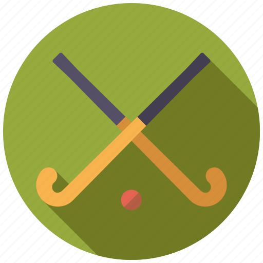 Ball, equipment, field hockey, hockey sticks, sports, team sports icon - Download on Iconfinder