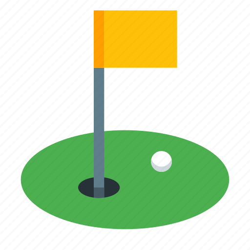 Ball, golf, golf club, golf course, hole icon - Download on Iconfinder