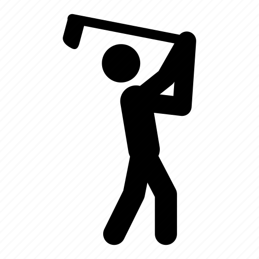 Golf, golfer, swing icon - Download on Iconfinder