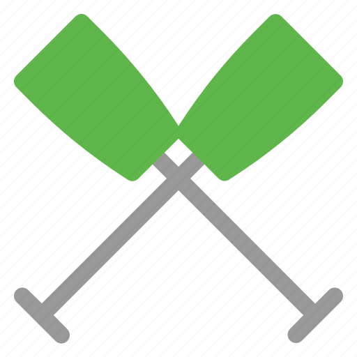 Oars, sport, canoe, paddles, shipping, rowing icon - Download on Iconfinder