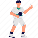 man, playing, table, tennis, table tennis, sport, character, person, game 