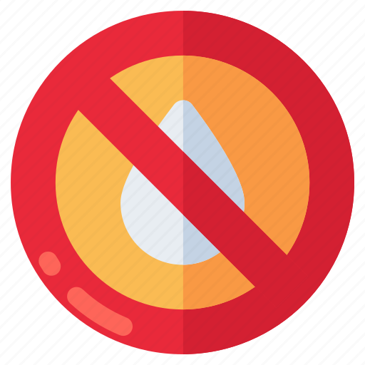 No water, no aqua, no drop, no droplet, stop water icon - Download on Iconfinder