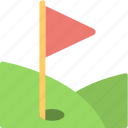 flag, golf, golf club, golf course, sports