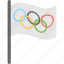 ensign, flag, olympics, sports, sports flag 