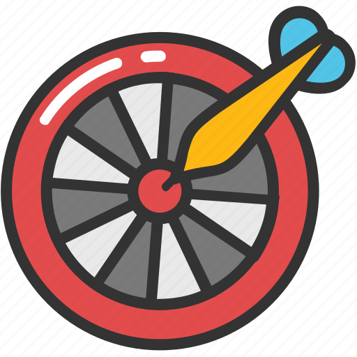 Bullseye, dartboard, shooting, shooting dart, target icon - Download on Iconfinder