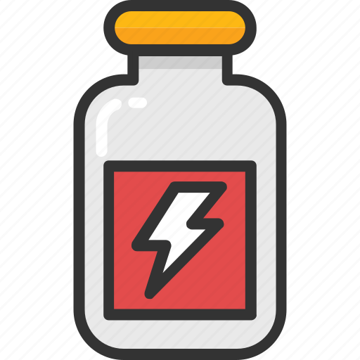 Bodybuilding, energy supplements, food supplement, power supplement, workout icon - Download on Iconfinder